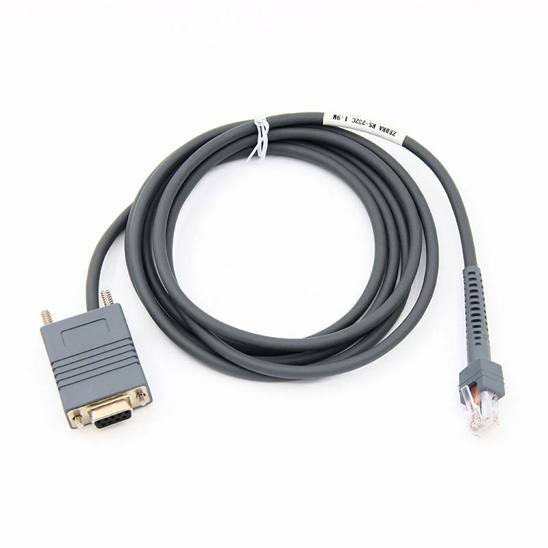 RJ50 to DB9 RS232 serial with DC35135 Female scanner cable