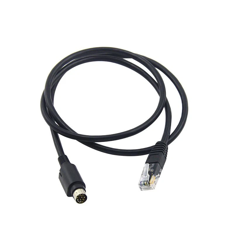 assemble mini din 8 pin to RJ45 8P8C cable