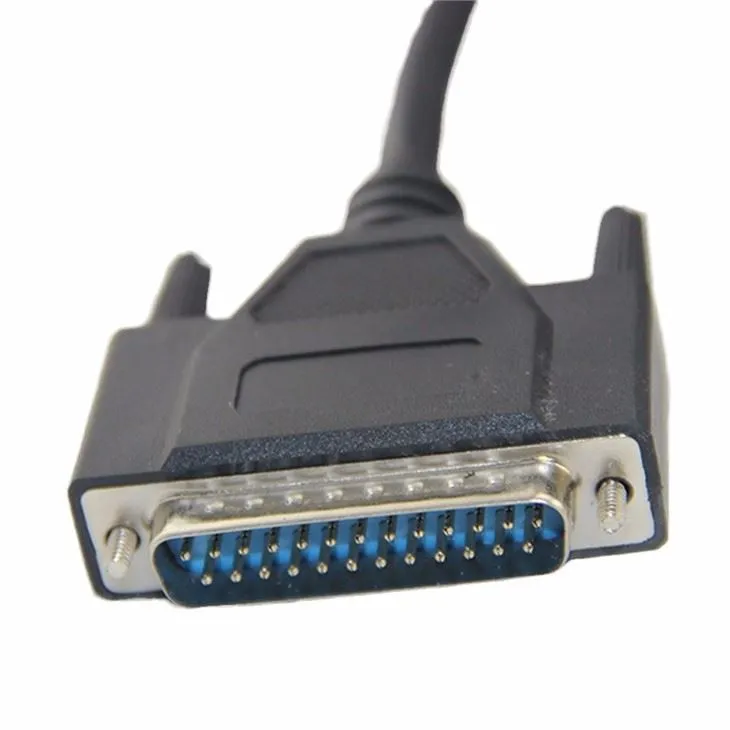 DB37 Male To DB9 DB25 Male Cable
