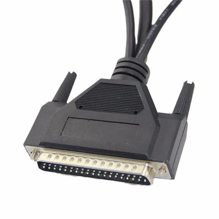 DB37 Male To DB9 DB25 Male Cable
