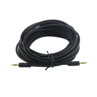 Male to Male Aux Cable 90 Degree Right Angle Slim 2.5mm Trs Audio Cable Cord