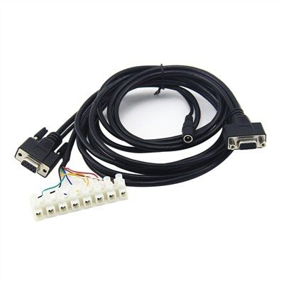 DB9 Female DC5521 To Hdb15 Female with DC 5521 8P Terminal Cable