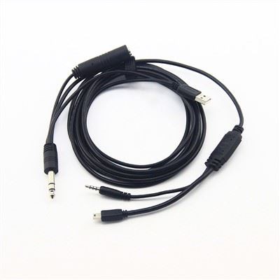 Mini USB 3.5mm To 6.35mm Cable