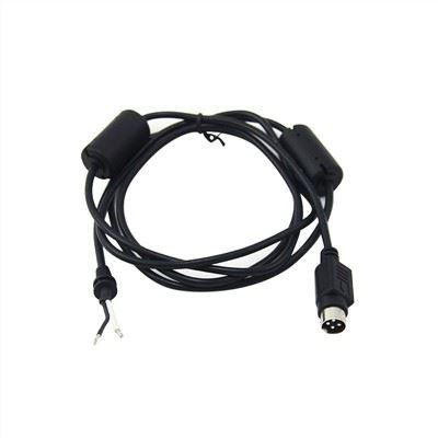Ferrite Core Power Din 4 Pin To Open Cable
